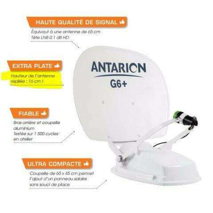 Antenne Satellite Compact Automatique Antarion ' Connect" Spécial Fourgon