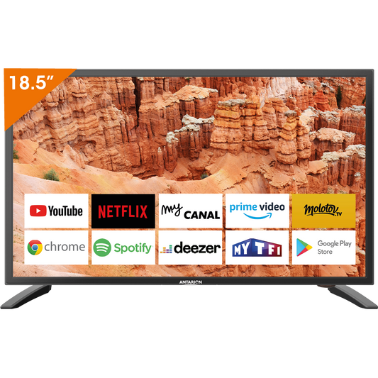 TV Connectée Bluetooth 19' (48cm) android - Antarion Camping Car