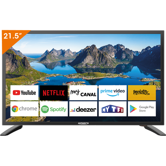 TV Connectée Bluetooth 22' (55cm) android - Antarion Camping Car